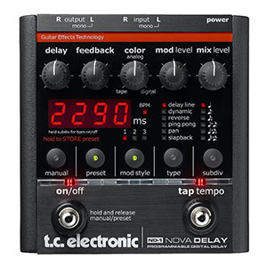 electric delay pedal